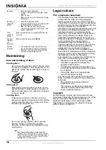 Preview for 18 page of Insignia NS-A3111 - AV System User Manual