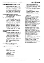 Preview for 39 page of Insignia NS-A3111 - AV System User Manual