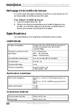 Preview for 60 page of Insignia NS-A3112 User Manual