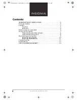 Preview for 2 page of Insignia NS-AP16BK8 User Manual