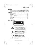 Preview for 2 page of Insignia NS-B1111 User Manual