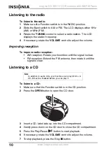 Preview for 10 page of Insignia NS-B3111 User Manual