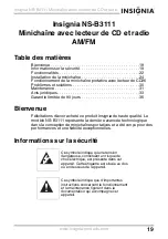 Preview for 19 page of Insignia NS-B3111 User Manual