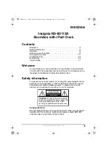 Preview for 3 page of Insignia NS-B3112A User Manual