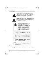 Preview for 4 page of Insignia NS-B3112A User Manual