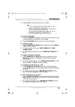 Preview for 13 page of Insignia NS-B3112A User Manual