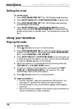 Предварительный просмотр 16 страницы Insignia NS-B3113 User Manual