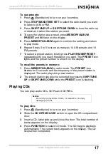 Предварительный просмотр 17 страницы Insignia NS-B3113 User Manual