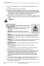 Preview for 4 page of Insignia NS-BC115SS9 User Manual