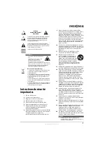 Preview for 5 page of Insignia NS-BRDVD3-CA (French) Manual De L'Utilisateur