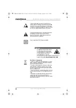 Предварительный просмотр 4 страницы Insignia NS-BRDVD4 (Spanish) Guía Del Usuario