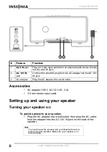 Preview for 8 page of Insignia NS-BT400 - 2.1-CH Wireless Speaker Sys User Manual