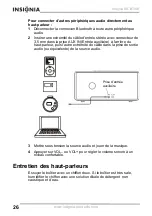 Preview for 28 page of Insignia NS-BT400 - 2.1-CH Wireless Speaker Sys User Manual