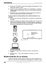 Preview for 44 page of Insignia NS-BT400 - 2.1-CH Wireless Speaker Sys User Manual