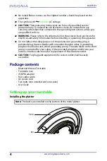 Preview for 4 page of Insignia NS-BTST21 User Manual