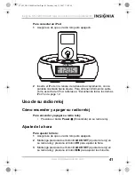 Preview for 41 page of Insignia NS-C2000 - AM/FM Clock Radio User Manual