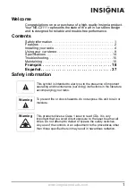 Preview for 2 page of Insignia NS-C3111 User Manual