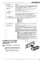 Предварительный просмотр 5 страницы Insignia NS-C3113 (French) Manual De L'Utilisateur