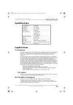 Preview for 21 page of Insignia NS-CBBTCD01-B User Manual