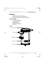 Preview for 5 page of Insignia NS-CC50SS6 User Manual