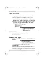 Preview for 8 page of Insignia NS-CC50SS6 User Manual