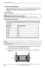 Предварительный просмотр 8 страницы Insignia NS-CF12V17BK1 User Manual