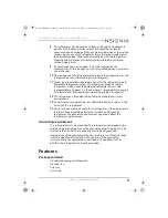 Preview for 5 page of Insignia NS-CF26BK6 User Manual