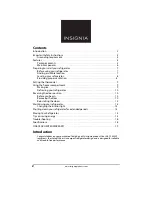 Предварительный просмотр 2 страницы Insignia NS-CF43SS9 User Manual