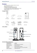 Preview for 4 page of Insignia NS-CH1IPC8 User Manual