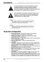 Preview for 4 page of Insignia NS-CL01 - AM/FM Dual Alarm Clock Radio User Manual