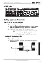 Preview for 11 page of Insignia NS-CL02 User Manual