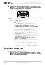 Preview for 12 page of Insignia NS-CL02 User Manual