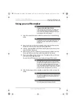 Preview for 7 page of Insignia NS-CM10BK6 User Manual