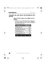 Preview for 34 page of Insignia NS-CNV10 - Automotive GPS Receiver Guía Del Usuario