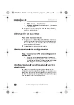 Preview for 62 page of Insignia NS-CNV10 - Automotive GPS Receiver Guía Del Usuario