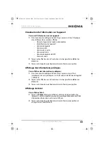 Предварительный просмотр 43 страницы Insignia NS-CNV43 (French) Manual De L'Utilisateur