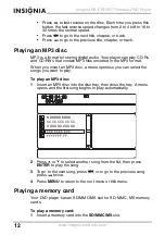 Предварительный просмотр 14 страницы Insignia NS-CPDVD7 User Manual