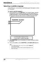 Предварительный просмотр 22 страницы Insignia NS-CPDVD7 User Manual