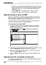 Предварительный просмотр 74 страницы Insignia NS-CPDVD7 User Manual
