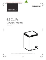 Preview for 1 page of Insignia NS-CZ35WH9 User Manual