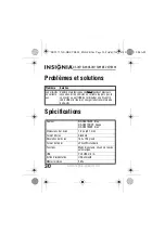 Предварительный просмотр 32 страницы Insignia NS-DKEYBK-09 (French) Manual De L'Utilisateur