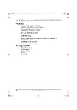 Preview for 4 page of Insignia NS-DPF08WW-16 User Manual