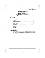 Preview for 3 page of Insignia NS-DPF10WA-09 User Manual