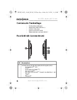 Preview for 6 page of Insignia NS-DPF1110W (French) Manual De L'Utilisateur