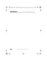 Preview for 42 page of Insignia NS-DPF1110W (French) Manual De L'Utilisateur