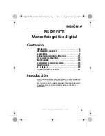 Preview for 3 page of Insignia NS-DPF8TR (Spanish) Guía Del Usuario