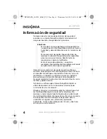 Preview for 4 page of Insignia NS-DPF8TR (Spanish) Guía Del Usuario