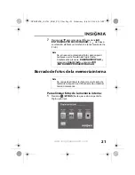 Preview for 21 page of Insignia NS-DPF8TR (Spanish) Guía Del Usuario