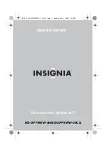 Предварительный просмотр 1 страницы Insignia NS-DPF8WW-09 (Spanish) Guía Del Usuario