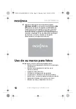 Предварительный просмотр 14 страницы Insignia NS-DPF8WW-09 (Spanish) Guía Del Usuario